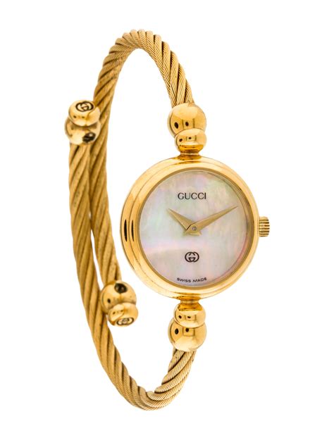 gucci charm bracelet watch|Gucci bracelet watches ladies.